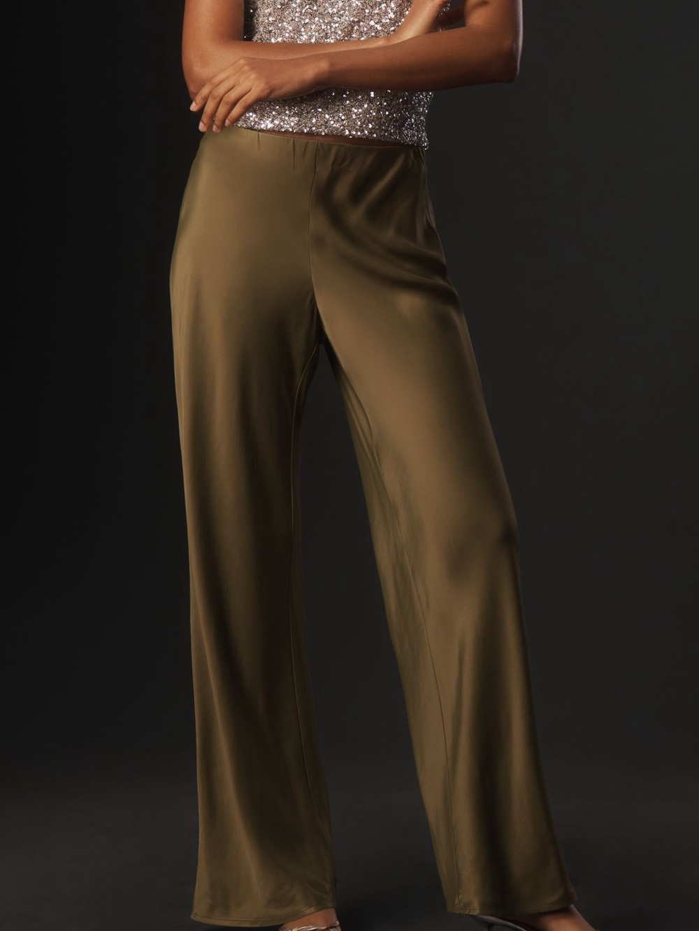 By Anthropologie Tilda silk pants